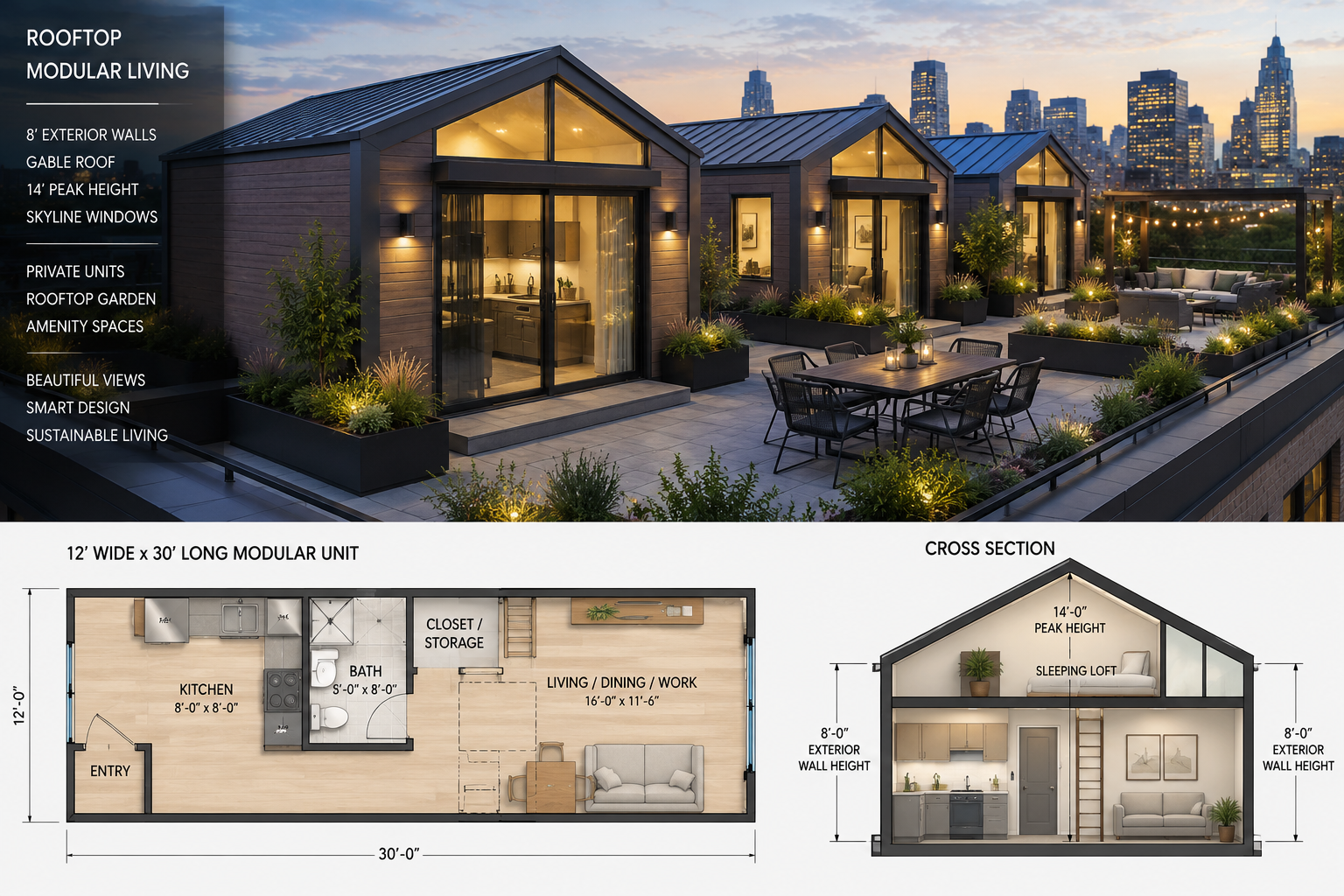Venice Wellness — Rooftop Modular Living